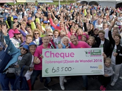 68.500 euro voor de strijd tegen borstkanker!